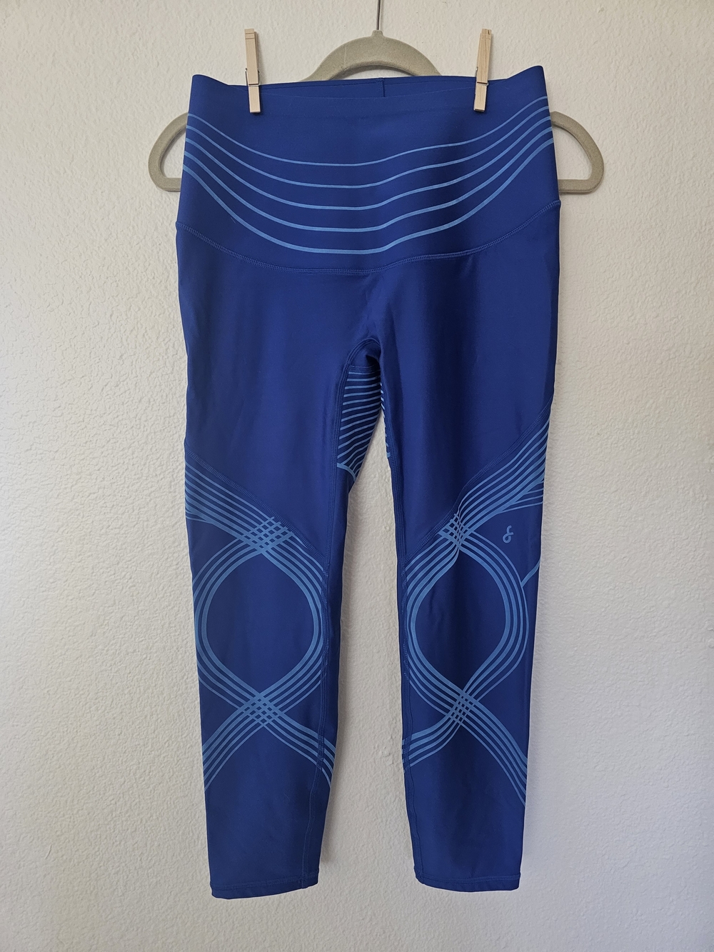 Fanka Royal Blue Reversible 7/8 Performance Leggings